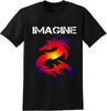 Imagine Dragons Magical Style Black Men's T-Shirt Unisex Graphic Printed Tee-3XL