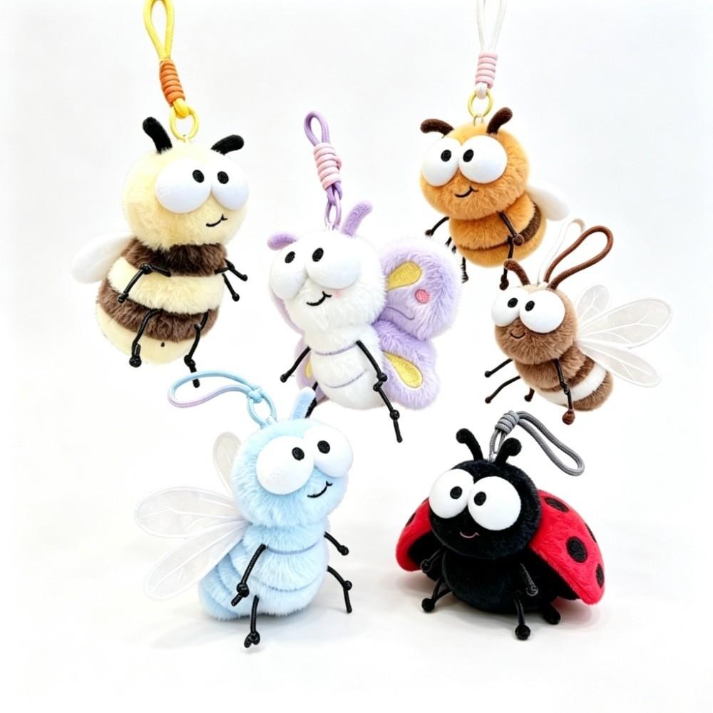 Pendant Style Plush Doll Pendant Keychain Attachment Insect Bag Charm Party Favor