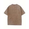Street Trendy Herrenbekleidung, Retro-Auto-Muster Bedruckte Herren-Mode-T-Shirts, Hochwertige Heavy Washed T-Shirts, Rundhals Locker Große Größe
