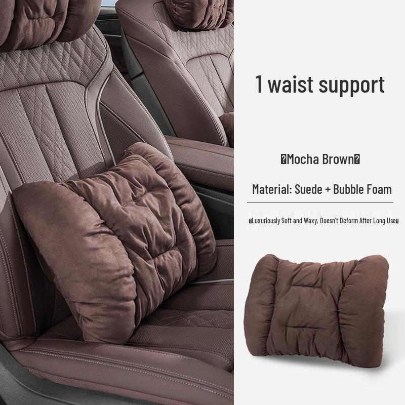 Compatible with Adita 12 Car-Specific: Headrest, Lumbar, and Neck Support Pillows