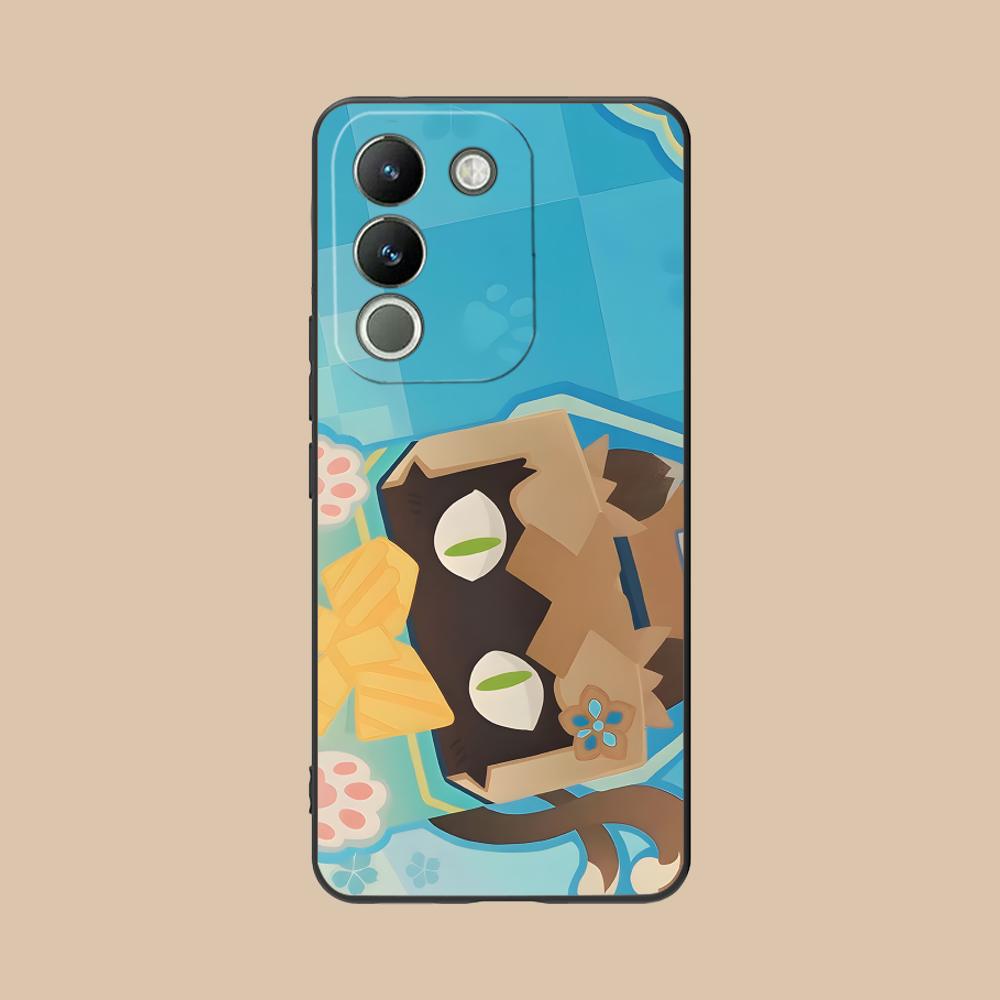 Game GI Kirara Mobile Phone Case for VIVO Y77 76 75 74 73 72 58 56 55 51 50 38 36 Y19 Y18 Y03 Y01 5G Colorful Printing Cover