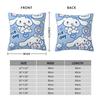 Custom Cinnamoroll Sanrio Cartoon Cushion Cover 45x45cm Yugui Dog Xina Cinnamon Dog Velvet Luxury Pillow for Car Sofa