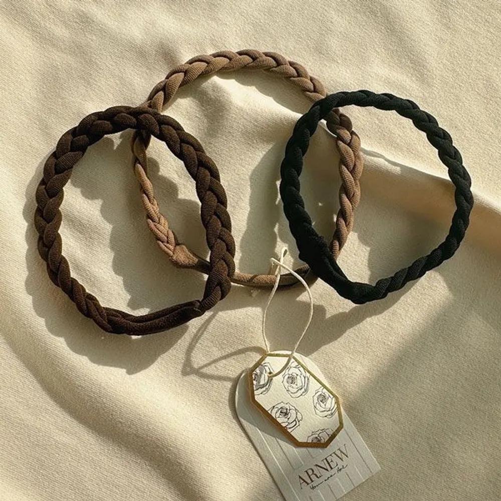 Giant Big Blade Italian Hair Tie Dark brown