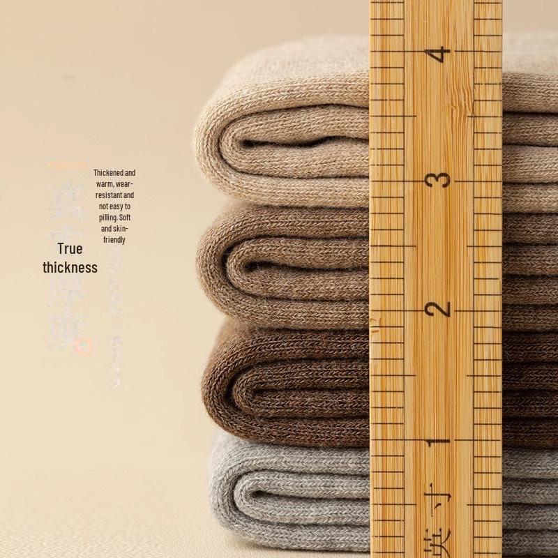 "Women's Warm Non-Slip Terry Knee-High Socks for Fall/Winter"