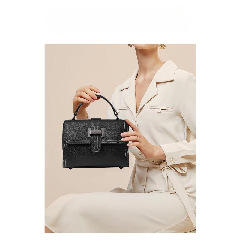 New Commuting Bag Fashionable High End Crossbody Bag Genuine Leather Women's Bag Versatile One Shoulder Carry
