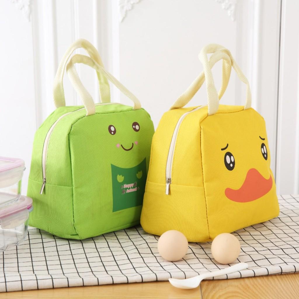 Cute Lunch Box Reusable Duck Lunch Bags for Women Cute Lunchboxes Kawaii Animal Lunch Bag Cooler for Picnic Office Work Travel