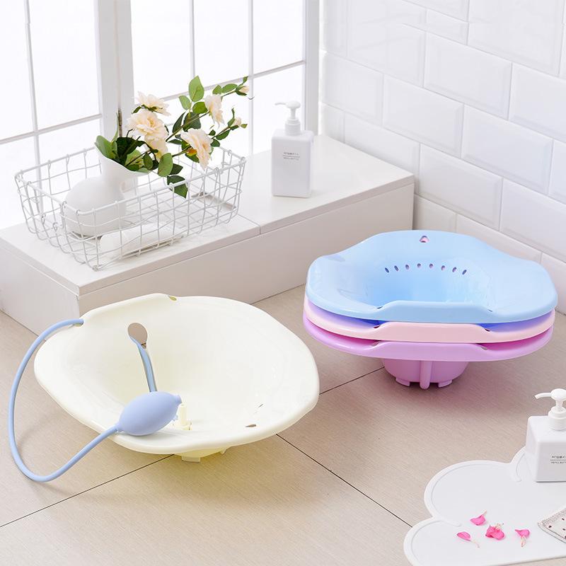 Squat-Free Bidet Sitz Bath Basin for Elderly, Postpartum & Pregnant Women, Male & Female Care.