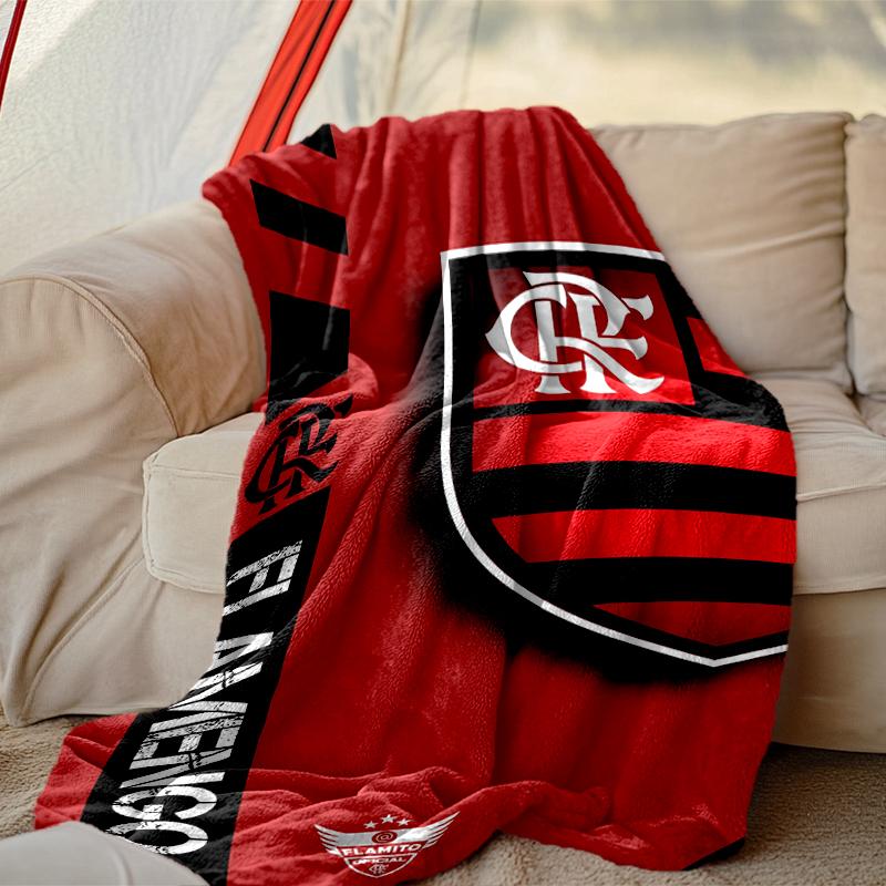 [1 Stk. Rangers FC Decke] Ganzjahresdecke - Gemütliche Decke für Sofa Couch Heimdekoration, Digital bedruckte Nickerchen-Decke