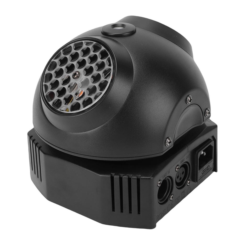 36W Stage Moving Head Light, 6 LED Bulbs 2 Rotating Lenses 11 Channels Sound Activated Stage Light, for DJ Party KTV Wedding Outdoor