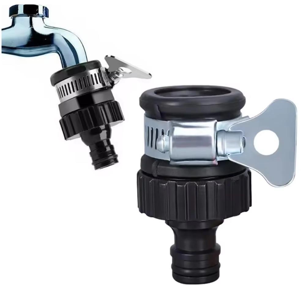 Plastic Water Faucet Adapter Non-slip Easy Installation Hose Fitting Leak Proof High Pressure Garden Irrigation Adapter