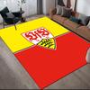 VfB Stuttgart Flanellmuster Quadratischer Teppich, Teppich, Teppich für Wohnzimmer Schlafzimmer Sofa Spielzimmer Dekoration, Rutschfeste Fußmatte