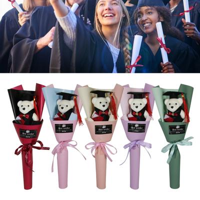 Graduation Bear Bouquets for Graduates Student Teacher Cartoon Doctor Bear Bouquets for Graduation Back To School Day