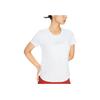 Li Ning Fitness Series Casual Solid Color Letter Quick-Dry Cool Short Sleeve T-Shirt Women Tops White ATSS406-8