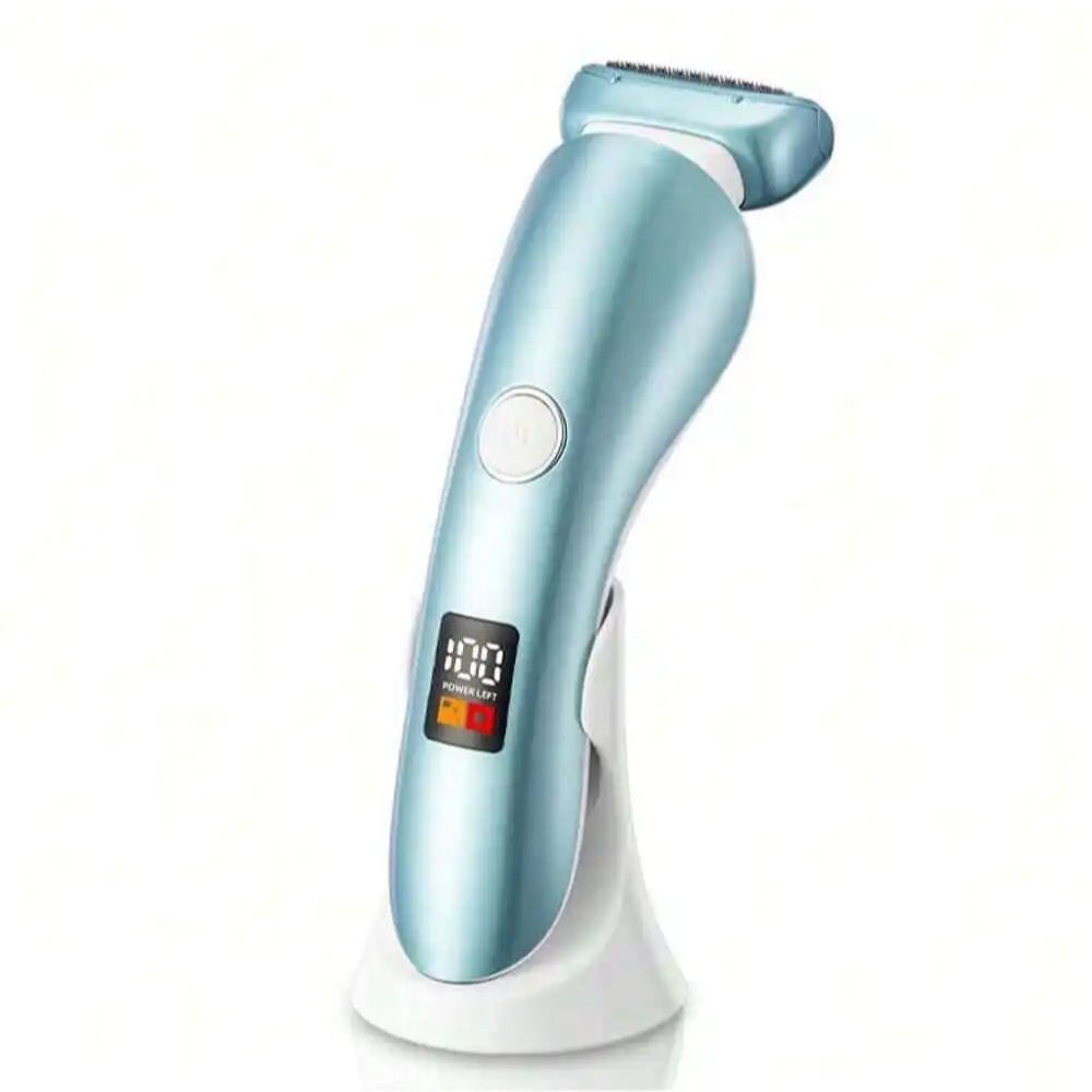 

Многофункциональная бритвенная фольга гладкий и шелковистый набор для тела и бикини, триммер для бикини и женская бритва, водонепроницаемый косметический набор синий