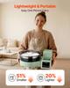 Pottery Wheel for Adults, 28 cm Aluminum Turntable, 450W Electric Table Top Pottery Wheel with Foot Pedal, 30-300 RPM Adjustable Speed, Detachable