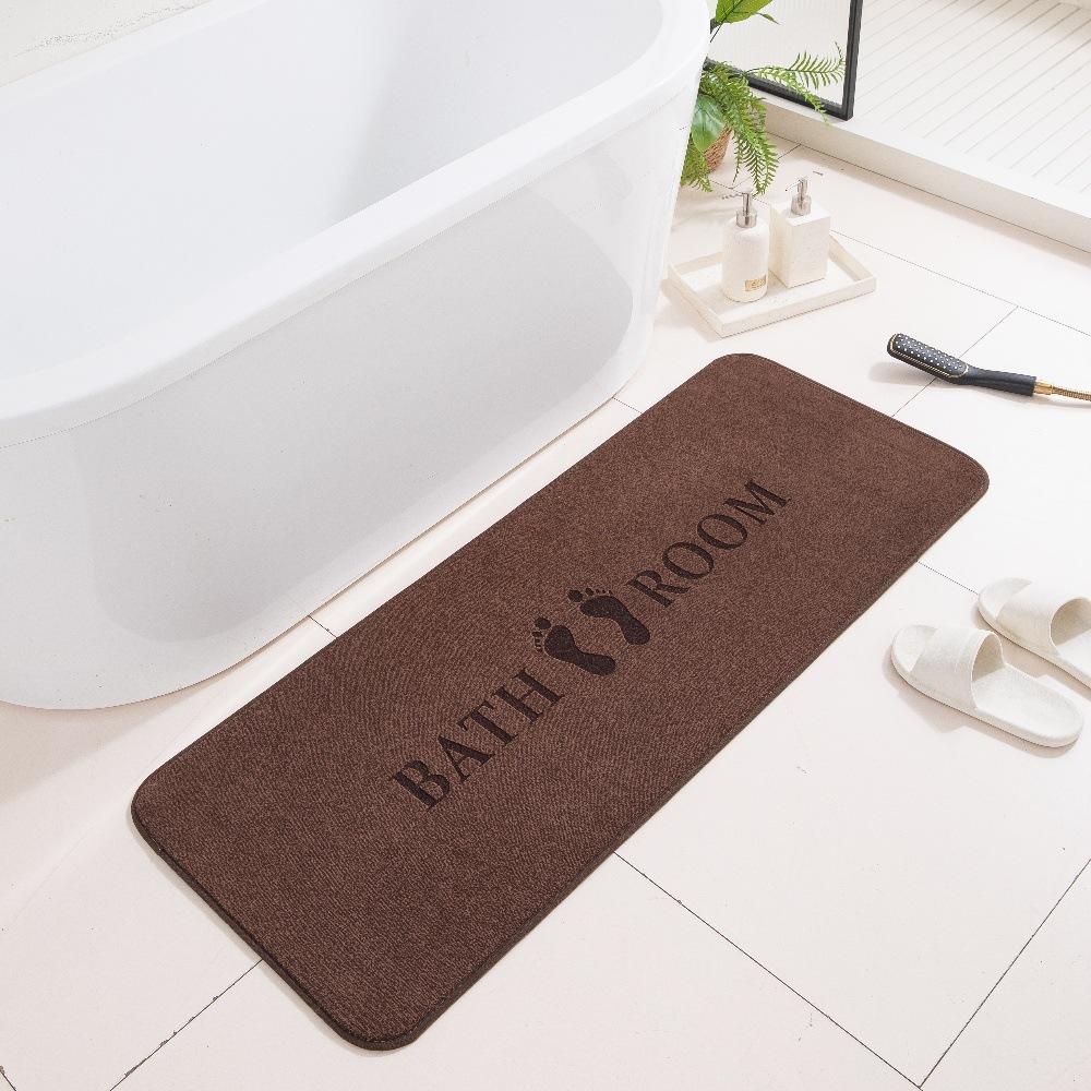 

3D Carved Three-Dimensional Bathroom Floor Mat Bathroom Non-Slip Foot Mat Home Absorbent Carpet 50*120cm