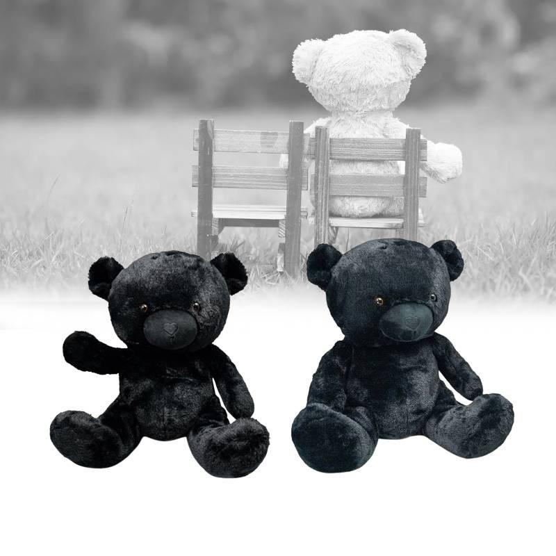 Bear Black Doll Plush Toy Doll Fashion Photo Props Home Decoration Gift Children