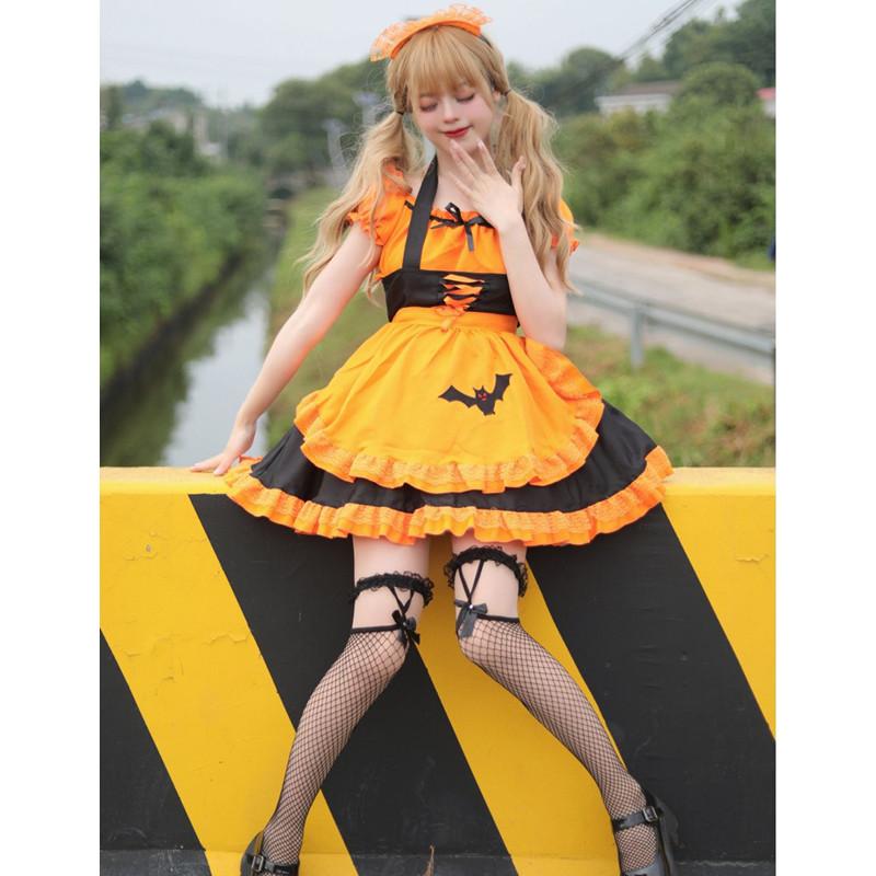 Halloween Women Lieve Schattige Lolita Jurk Sexy Meid Outfit Cosplay Costume Lolita Uniform