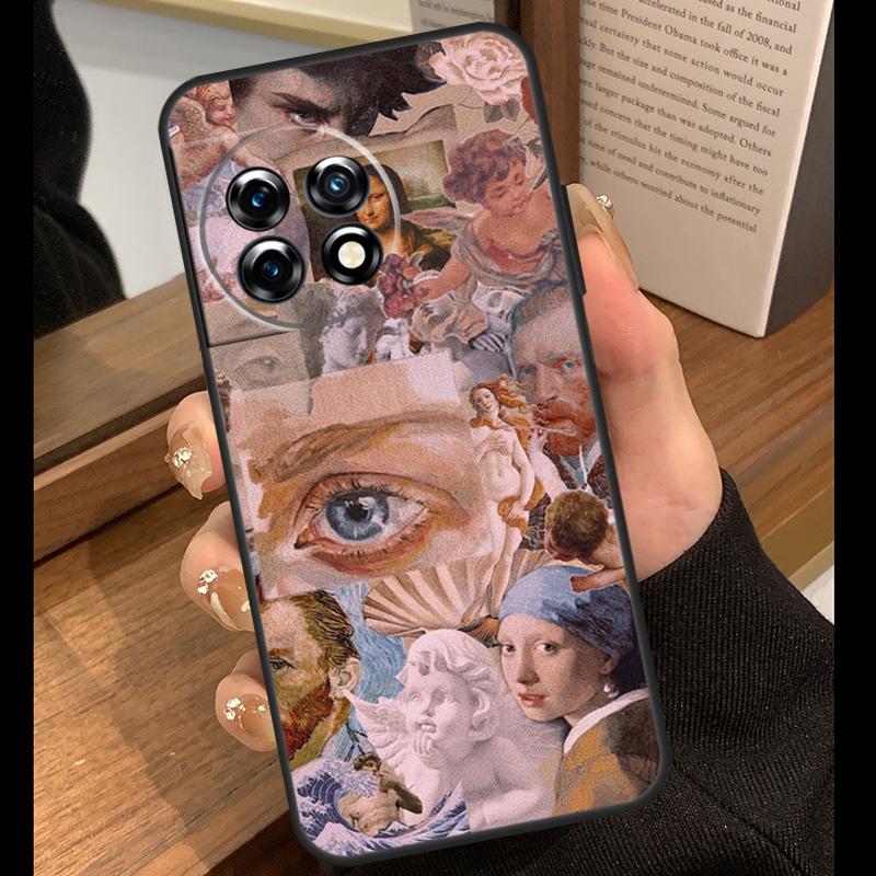 

Renaissance Famous Collage Case For OnePlus 15 R 13T 13R 12R 10T 8T 13 12 11 9 10 Pro Nord 5 CE 4 2 3 Lite N20 N30 Cover OnePlus 15R
