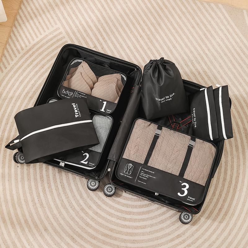Travel Organizer Bags: Suitcase Storage for Clothes, Underwear, Pants, and Shoes - Ideal for Business Trips
