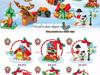 24-Day Christmas Countdown Surprise Building Block Set – Small Gifts & Desktop Ornaments