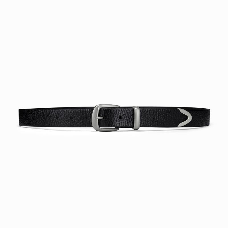 Retro pin buckle women's belt handmade leather belt denim versatile literary personality belt men's leather