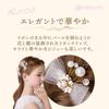 VICHE CATT Head Hair Accessory Set Includes 2 Hair and Perfect for and Weddings Dress, (3 Pieces), Ornaments, Ribbons, Headbands, Barrettes, Kids,