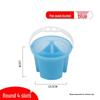 Foldable Art Bucket with Brush Washer and Palette for Gouache & Watercolor