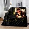 Twilight Estheticism Love Blanket Vampire Throw Blanket Werewolf Soft Cover Lightweight Warm Blankets for Bedroom