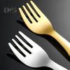 Set di forchette e cucchiai in acciaio inossidabile con custodia, set di utensili da viaggio con impugnatura ergonomica, utensili da picnic portatili per viaggi, picnic e campeggio