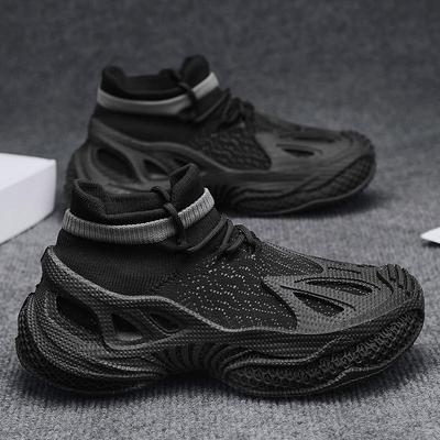 Flying Socks Shoes Mesh Breathable Personalized Coconut Shoes High Top Sports Net Running Shoes Tide