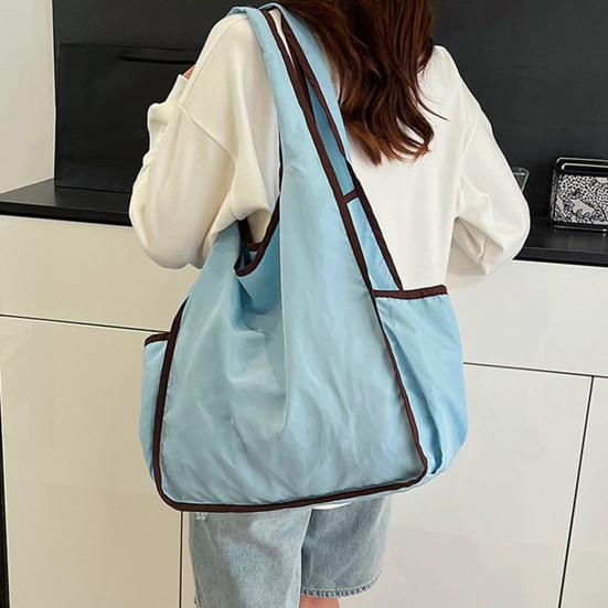 Shopping Bag High-Density Nylon Fabric Lightweight Waterproof Foldable Large Capacity Shopping Tote Travel Shopping Bag