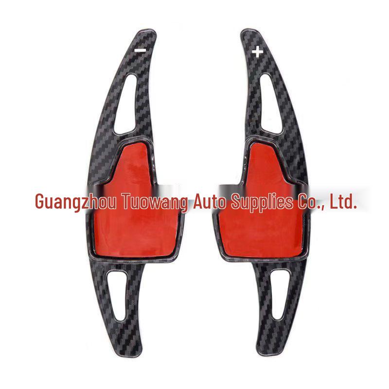 Compatible Steering Wheel Shift Paddles for Ford Kuga, Focus, and Mondeo черный углеродное волокно