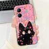 For Vivo Y28 5G Y29 5G V2420 Phone Case Vivo Y17s Y19s V2419 Back Cover Soft Liquid Silicone Pnada Rabbit Flower Cute Fundas