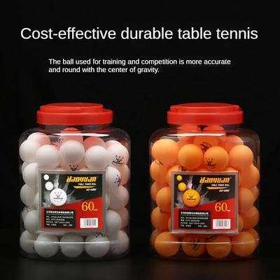 60 Pezzi Palline da Ping Pong Professionali 3 Stelle D40+mm 2.8g Nuovo Materiale Plastica ABS Pallina da Ping Pong Allenamento Adulti Per Competizione