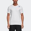 Adidas Freelift Fit Climacool Training Breathable Round Neck Short Sleeve T-Shirt Men Tops White CX0212