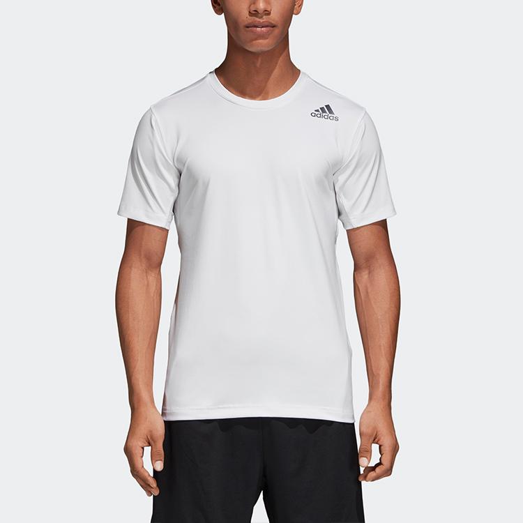 Adidas Freelift Fit Climacool Training Breathable Round Neck Short Sleeve T-Shirt Men Tops White CX0212