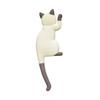 Fridge Sticker with Hook High Toughness 3D Realistic Cartoon Cat Design Refrigerator Sticker Decorative Fridge Accessory