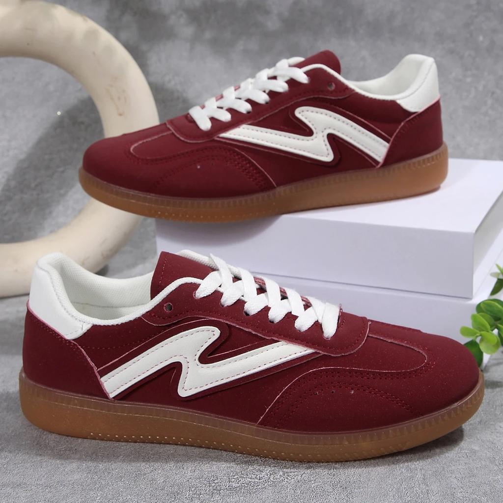 Fashion Women's Casual Shoes Lace Sobriety New Fashion Lightweight Casual Outdoor Walking Shoes Sneakers Anti-slip Flat Women's Shoes