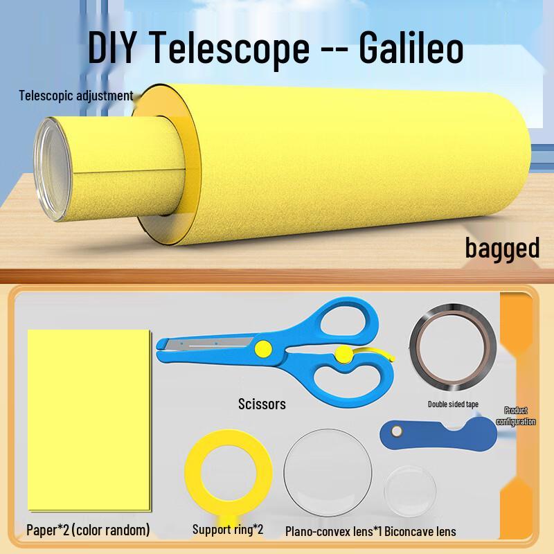DIY Galileo & Kepler Telescope Optics Experiment Kit