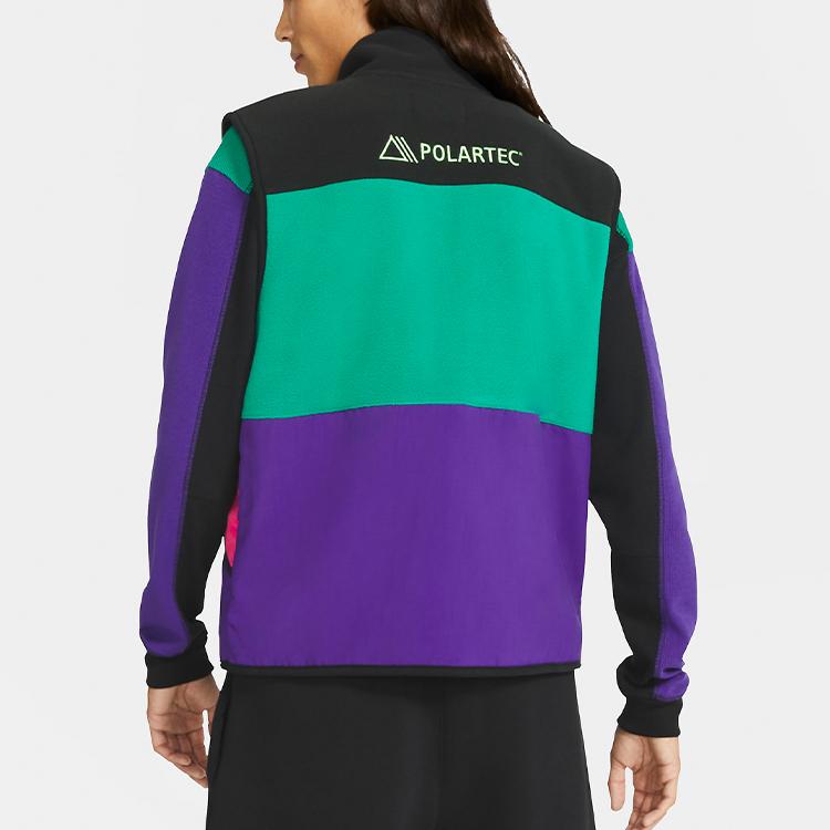 Jordan Winter Utility Fleece-Lined Warm Casual Vest Men Outerwear Black Green Purple CW5985-010