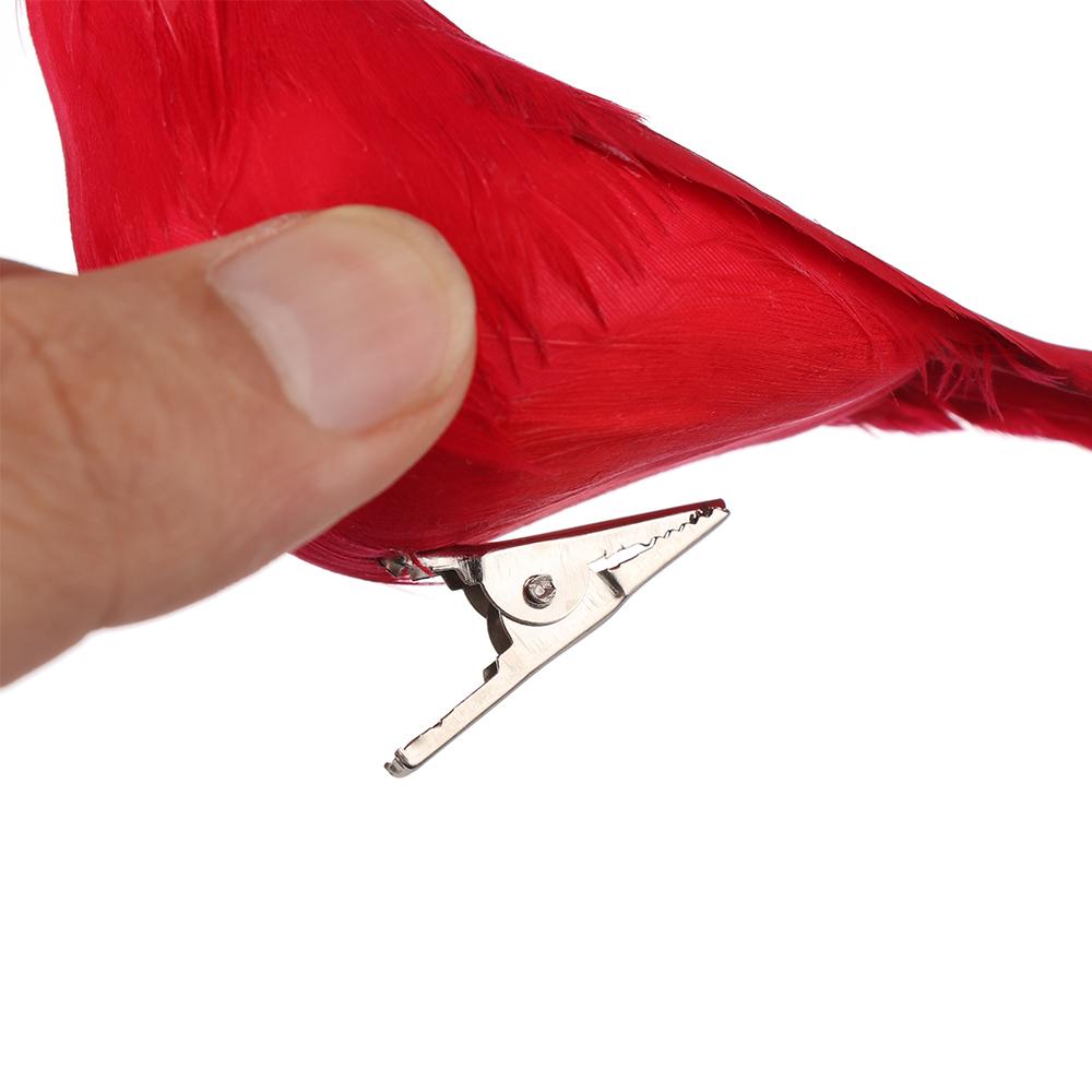 Handicraft Garden Ornament Home Decor Simulation Parrot Real Feathers Artificial Animal  Bird Model