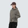 Lina Women's Hooded Windbreaker Dark Khaki (S25FWFWB67)