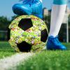 Soccer Ball Colorful Machine Stitched PVC Size 5 Team Training Competition Ready Durable High-Bounce Cool Sports Gift