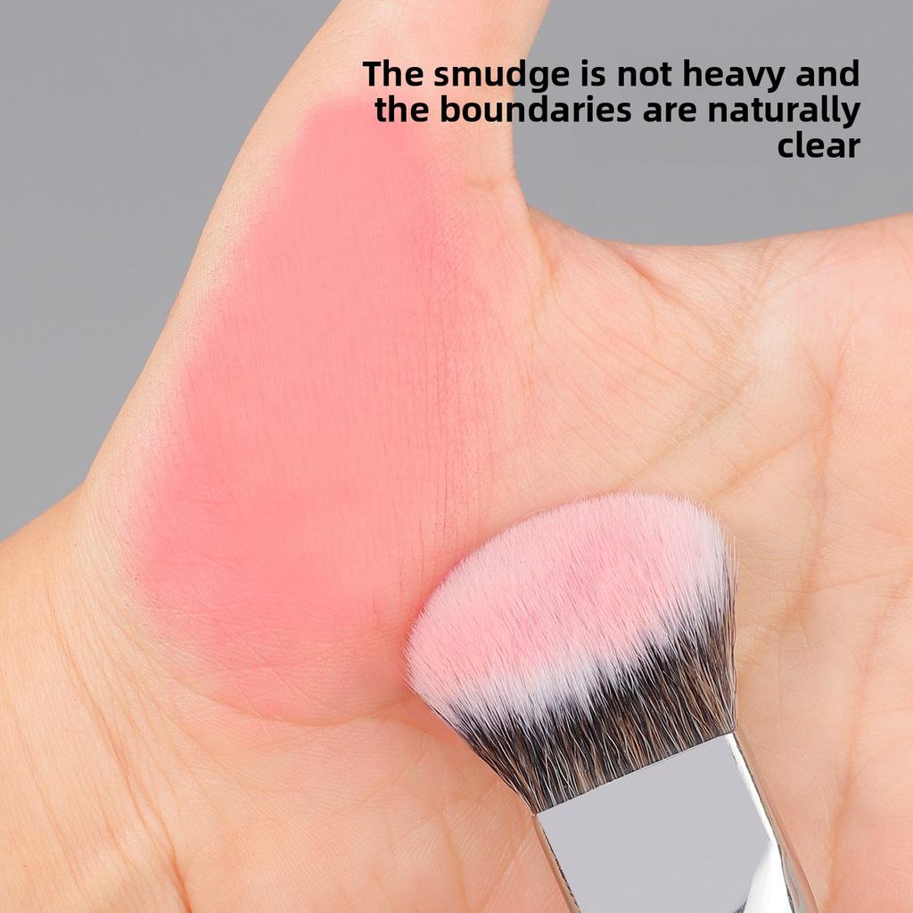 New single oblique head foundation brush blush brush high quality wooden handle bristles soft multi-functional brush beauty tool