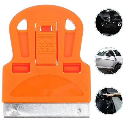 Mini Plastic Scraper for Removing Stickers, Paint, and Old Glue, As Well As Glass and Car Window Film Adhesive Remover