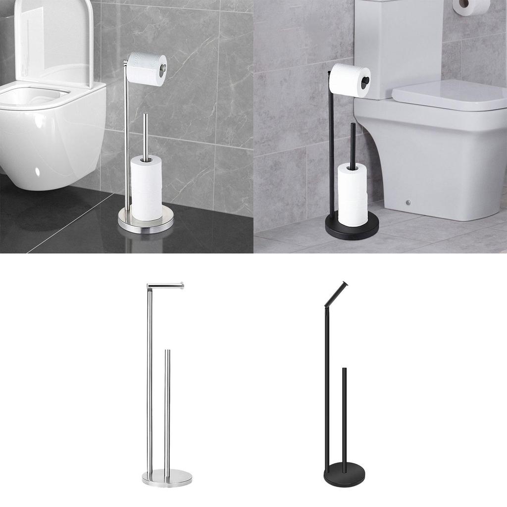 Fritstående servietrulleholder Bondegård Industrielt toiletpapirholder Argent