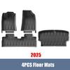Floor Mats For BYD Dolphin Mini Seagulls EV 2024 2025 Trunk Mats Waterproof Non-slip Carpet Back Seat Protector Boot Liner Tray