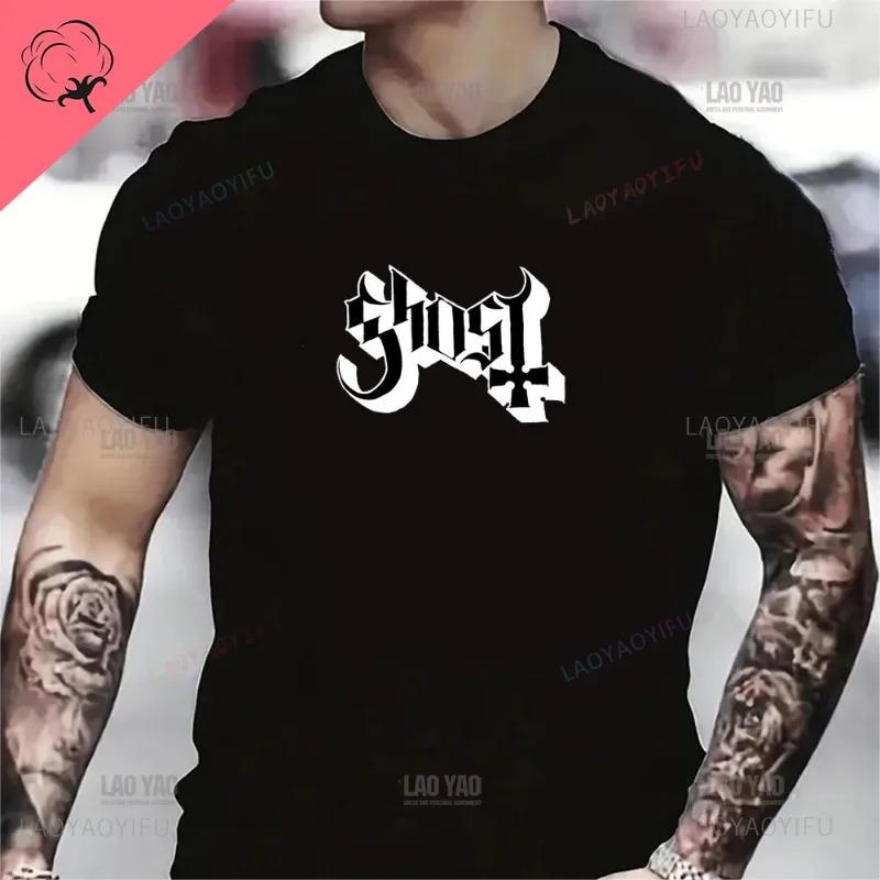 Ghost Bc - Prequelle Heavy Metal Band Casual Cotton Tshirt Printed Mens Clothes Vintage Fashion Streetwear Harajuku Top Tee