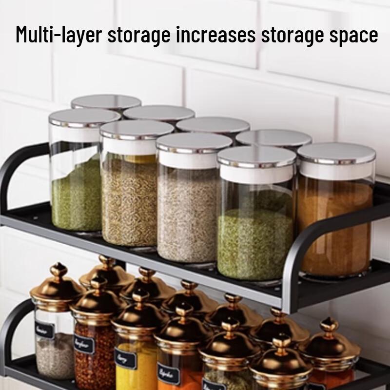 Yingbai Multi-functional 3-Tier Stainless Steel Kitchen Storage Rack